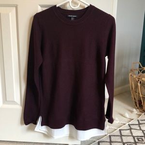 Hilary Radley maroon sweater